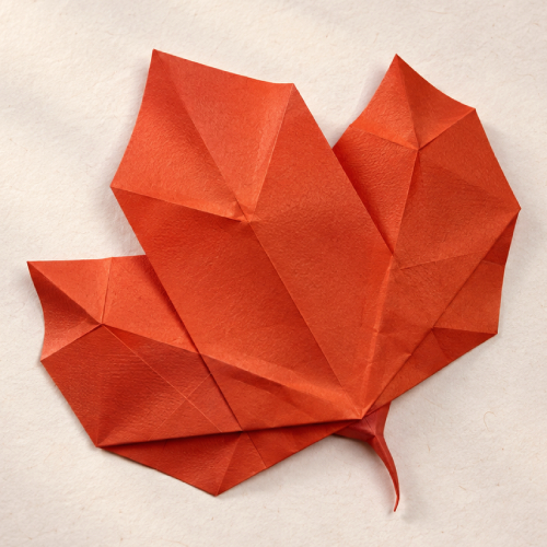 origami maple leaf