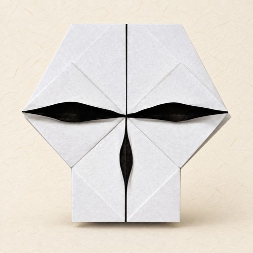 origami skull