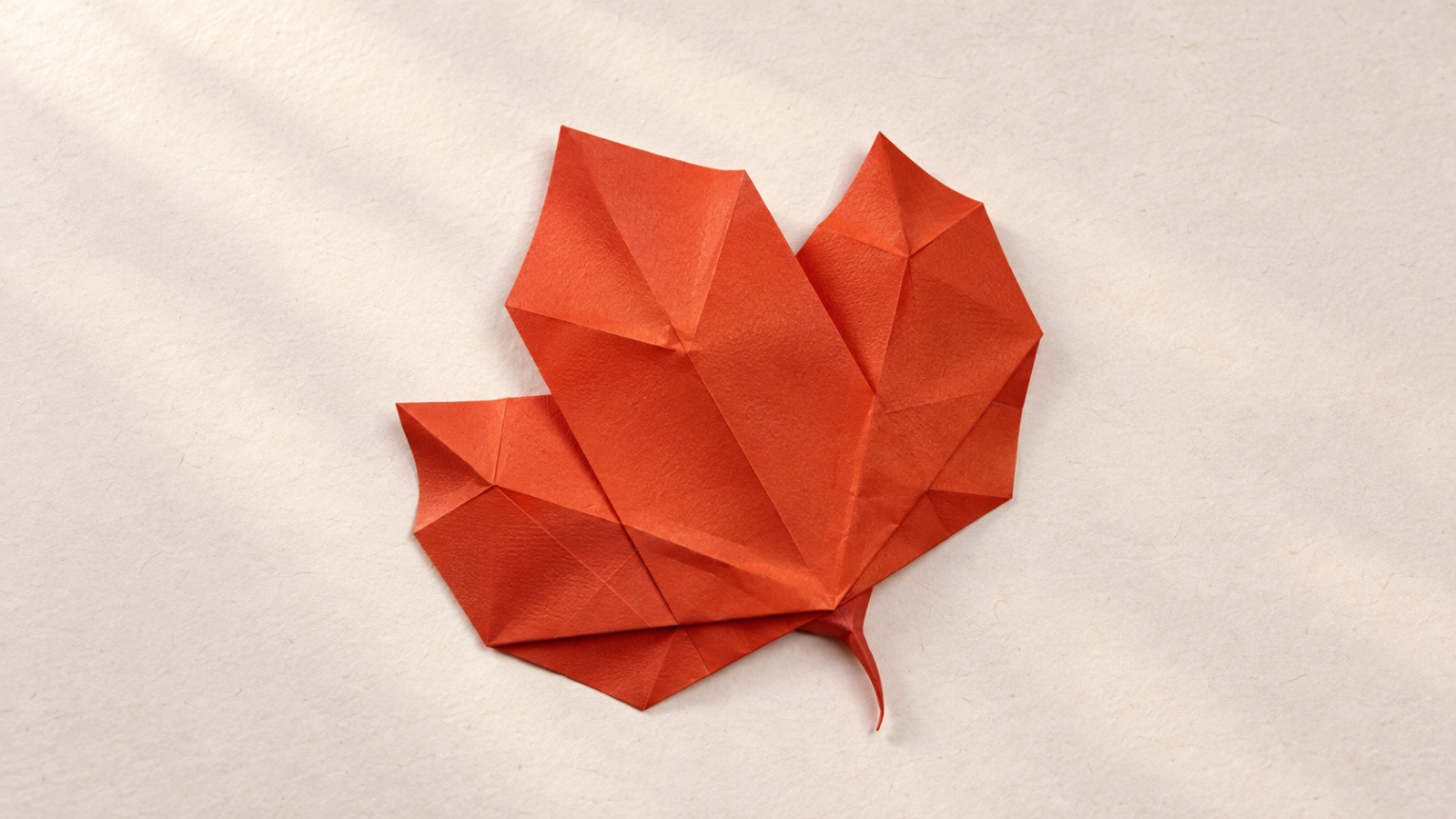 origami maple leaf